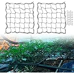 EXPECTLAND 2-Pack Grow Tent Net, Trellis Netting Fits 2x2 2x3 3x3 ft Grow Tents - for Vegetables,Plant Growth,Fruits, Flowers Indoor Garden Outdoor