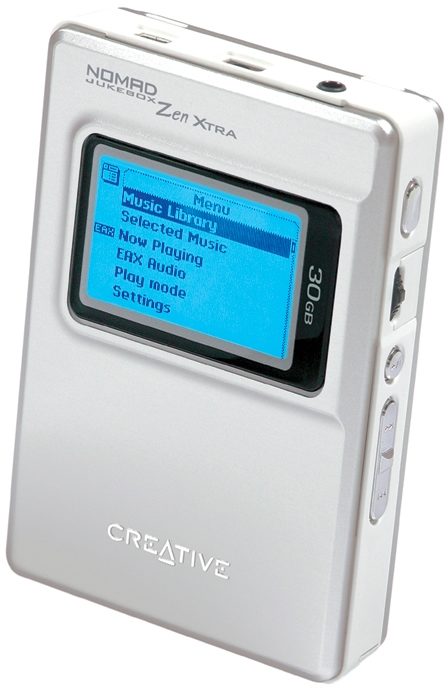 Creative NOMAD Jukebox Zen Xtra MP3 Player | zZounds