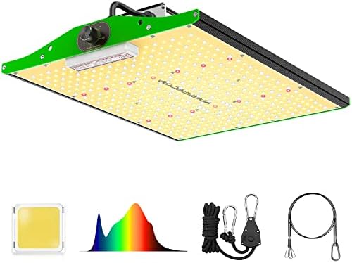 VIPARSPECTRA P1500 LED Grow Light, Full Spectrum Grow Lights with Samsung LEDs(Includes IR), Dimmable Grow Light 3x3ft Coverage for Indoor Plant Seeding Veg and Bloom Plant Growing Lamps 490PCS LEDs